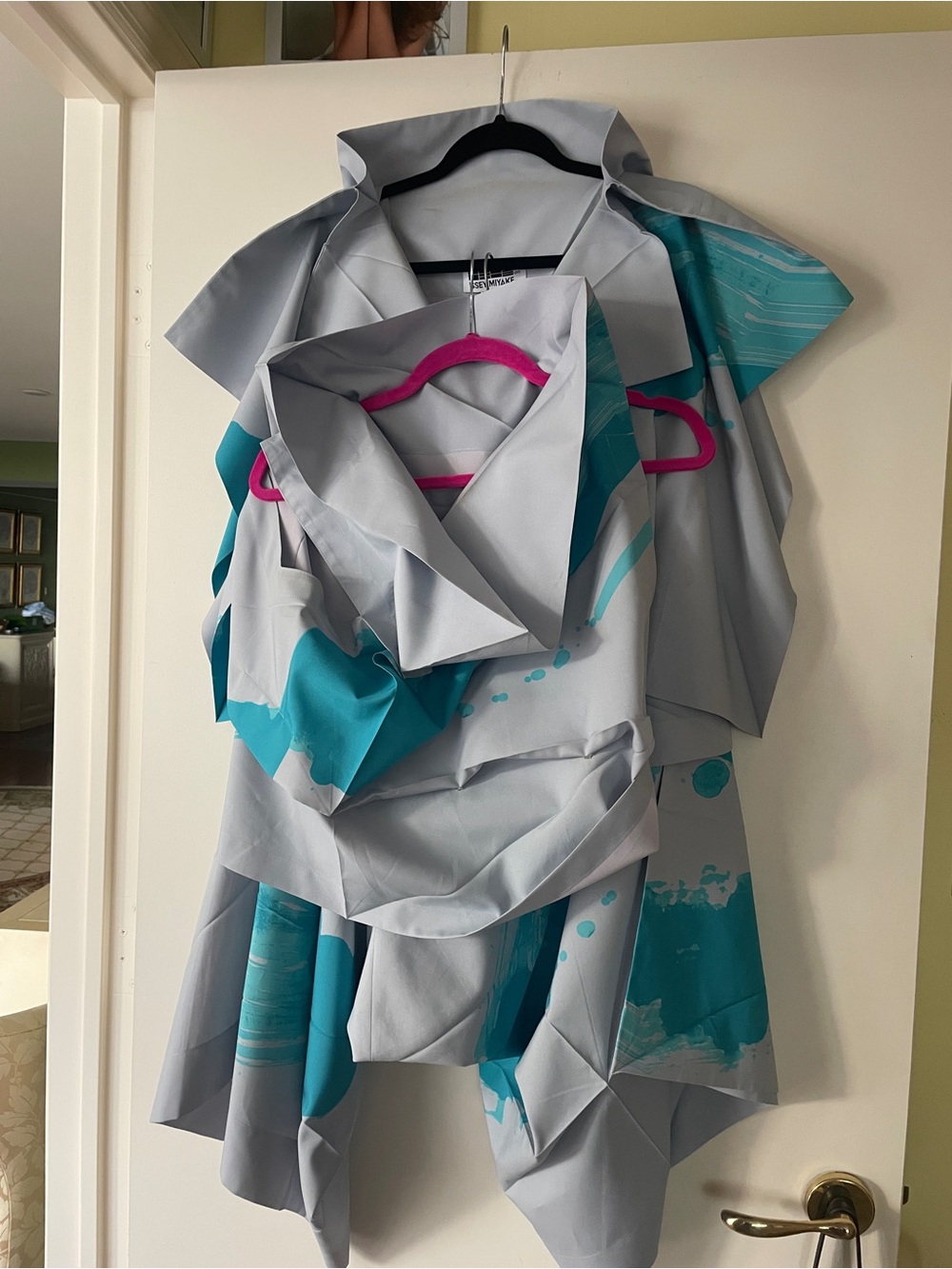 Issey Miyake 132 5. Origami Modern Sculptural 3 pc. Set .